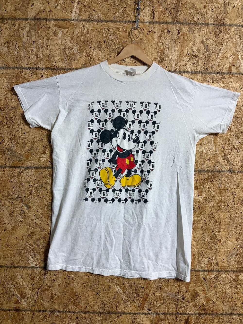 Vintage 90s Mickey & Co. by Admit One Mickey Mouse Multi-Head Graphic T-Shirt Si